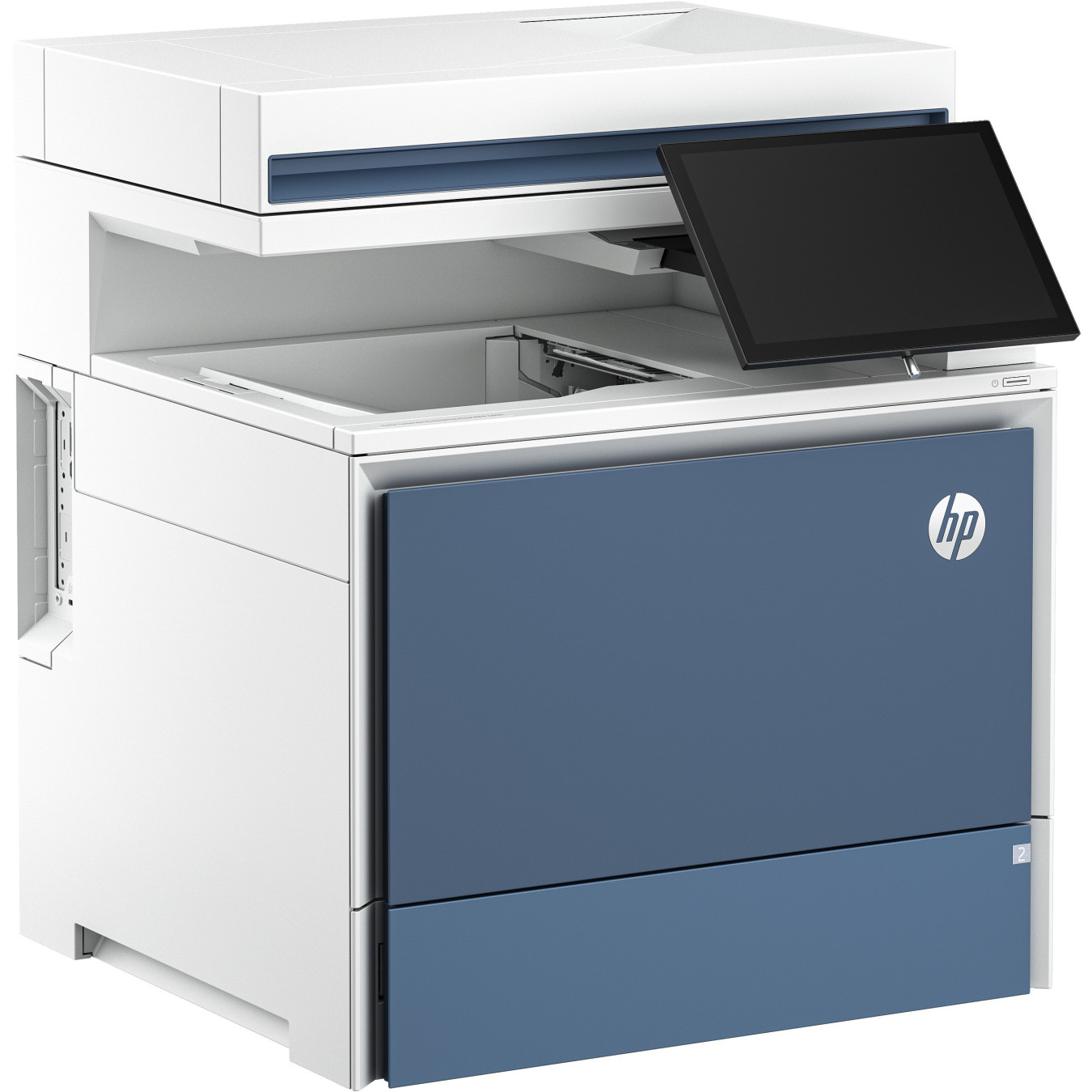 HP Color LaserJet Enterprise Flow MFP 5800zf - White - Color Laser MFP, 6GB RAM, 500GB HDD, 1.2GHz, 43 ppm