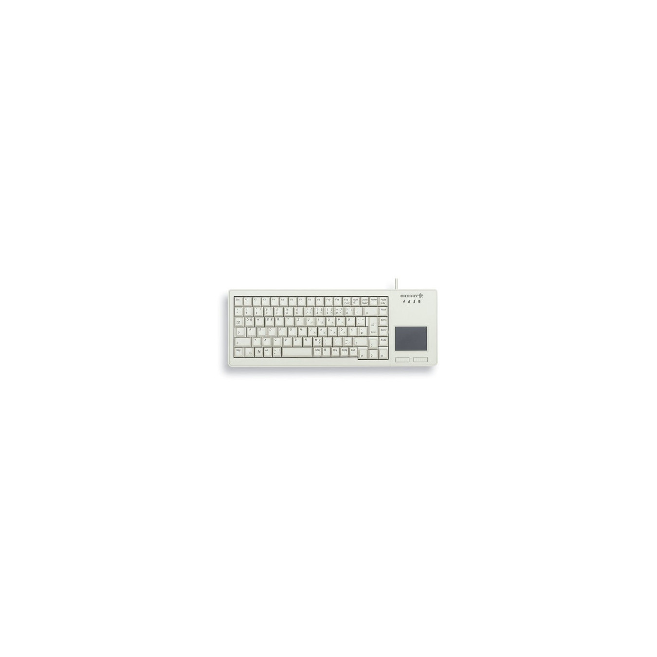 CHERRY XS Touchpad - G84-5500LUMDE-0 - Wired USB, Full-size (100%), German QWERTZ, Grey — Buy in Cyprus with Fast Delivery