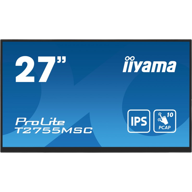 Buy iiyama ProLite T2755MSC-B1 - 27" FHD 10pt PCAP Touch IPS Monitor, 60Hz, 5ms,... in Cyprus, Nicosia, Limassol, Larnaka, Pafos