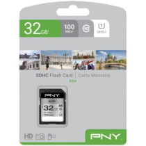 PNY Elite SDHC Memory Card - 32 GB - UHS-I U1 (Class 10) - Black — Buy in Cyprus with Fast Delivery
