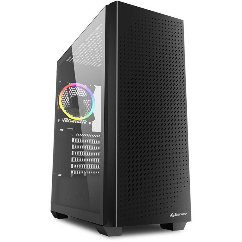 Buy Sharkoon VS9 RGB - Mid Tower PC Case - Black, ATX/Micro-ATX/Mini-ITX, RGB, U... in Cyprus, Nicosia, Limassol, Larnaka, Pafos