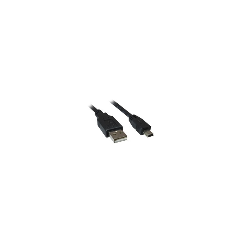 Buy USB 2.0 A to Mini-B Cable - Sharkoon 4044951015573 - 2 m, Black in Cyprus, Nicosia, Limassol, Larnaka, Pafos