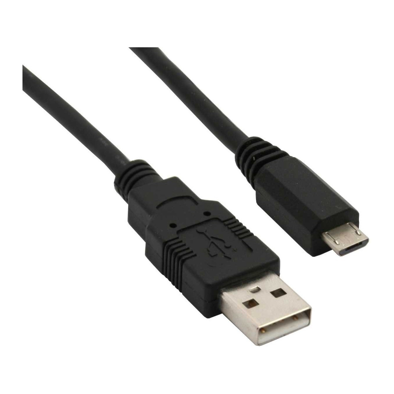 Sharkoon USB 2.0 A to Micro-B Cable - 2m - Black - Male to Male — Buy in Cyprus with Fast Delivery
