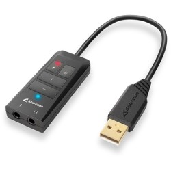 Buy Sharkoon SB2 - USB 7.1 External Sound Card Adapter - Black, 16-bit/48kHz, 93... in Cyprus, Nicosia, Limassol, Larnaka, Pafos