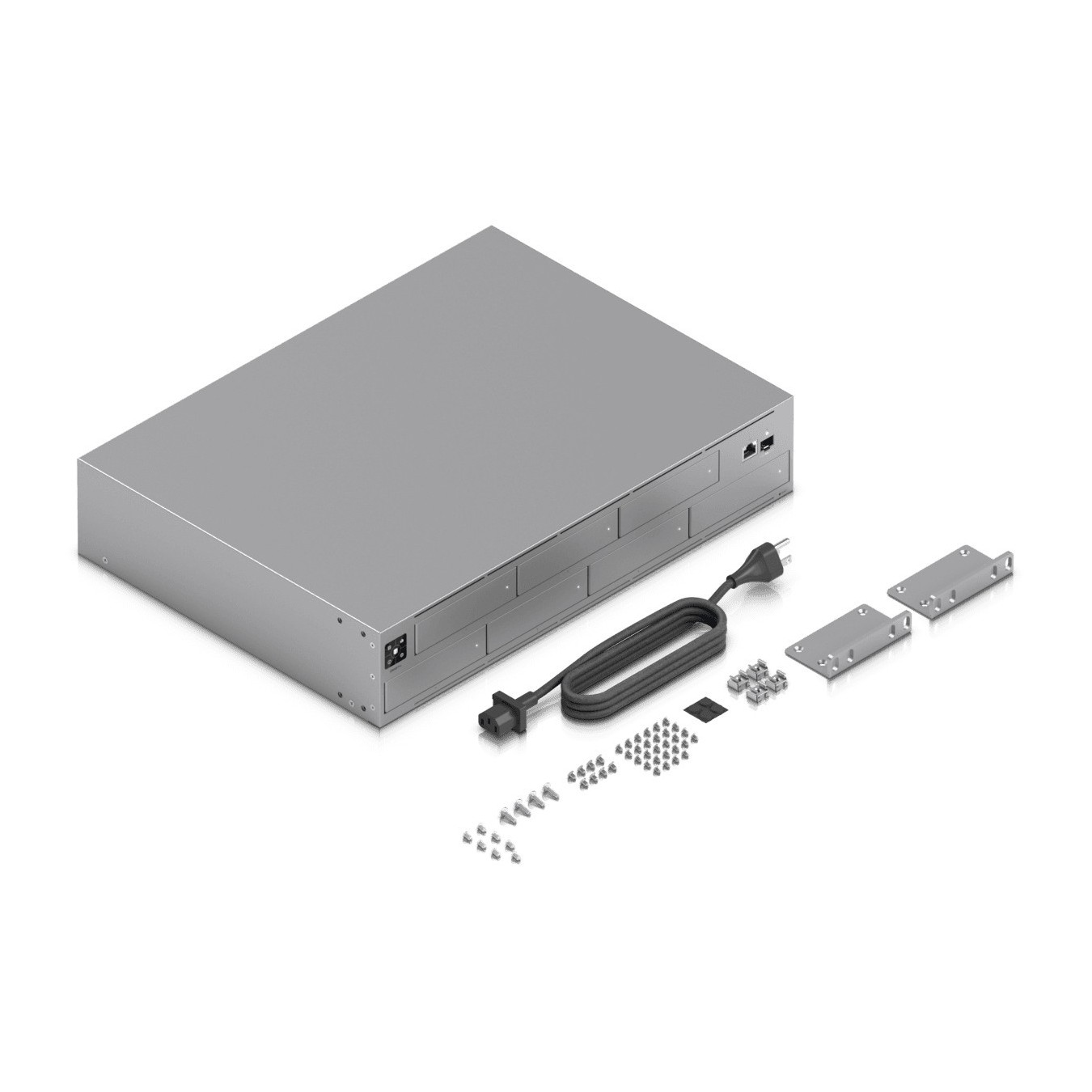 Ubiquiti UNAS‑Pro NAS 7‑Bay - Grey, 8GB RAM, ARM Cortex‑A57 1.7GHz, 1x GbE + 1x SFP+ (10Gb), 2U Rack