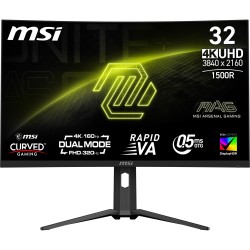 Buy MSI MAG 321CUPDFDE - 31.5-inch Curved 4K UHD 160Hz (1500R) VA Gaming Monitor... in Cyprus, Nicosia, Limassol, Larnaka, Pafos