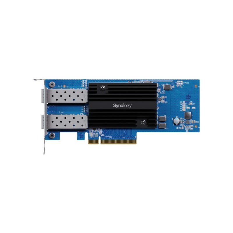 Buy Synology E25G30-F2 - Dual 25GbE SFP28 PCIe 3.0 Network Card - Internal, Blue... in Cyprus, Nicosia, Limassol, Larnaka, Pafos
