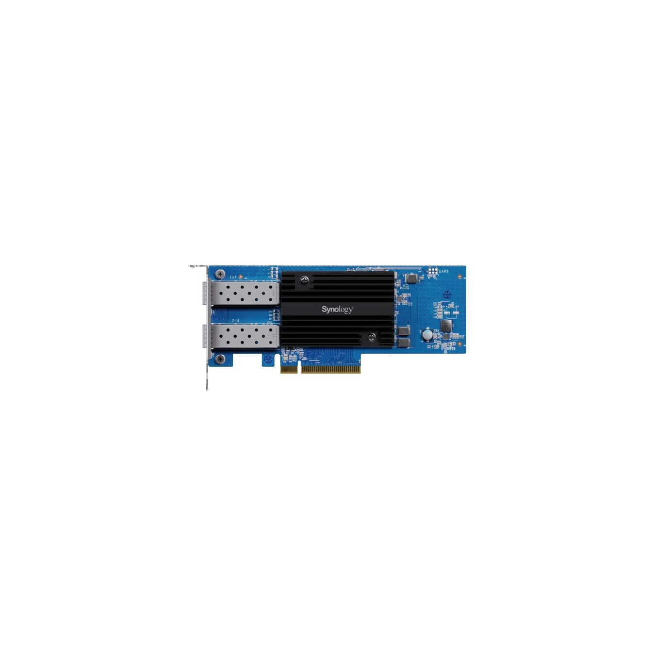 Synology E25G30-F2 - Dual 25GbE SFP28 PCIe 3.0 Network Card - Internal, Blue, Low-Profile — Buy in Cyprus with Fast Delivery