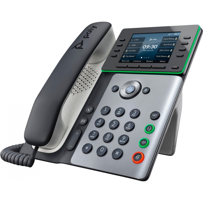 Buy Poly Edge E320 - IP Desk Phone E320 - Black, 8-line, Gigabit Ethernet, PoE, ... in Cyprus, Nicosia, Limassol, Larnaka, Pafos