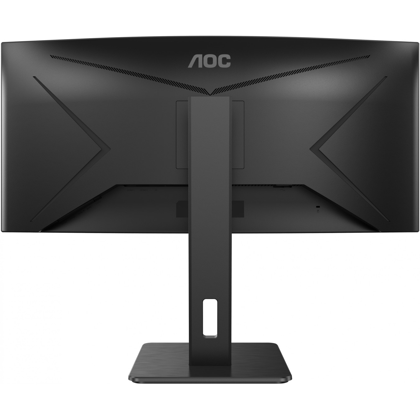 AOC CU34P2A - 34in Curved UWQHD (3440x1440) VA Monitor, 21:9, 100Hz, 1ms, HDMI/DP, 4x USB-A, Speakers, Black