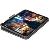 Logitech Slim Folio for iPad (10th Gen) - 920-011424 - Oxford Grey, Wireless Bluetooth Keyboard Case