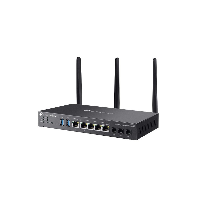 Buy TP-Link Omada DR3650v(EU) - AX3000 Dual-Band DSL Gigabit Desktop Gateway, Bl... in Cyprus, Nicosia, Limassol, Larnaka, Pafos