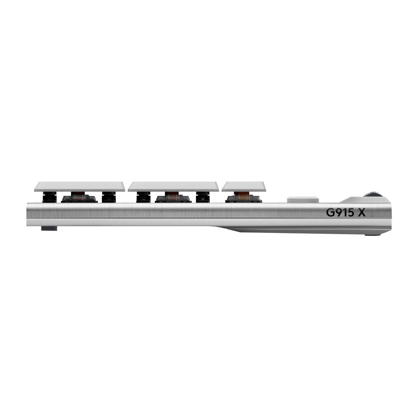Logitech G915 X LIGHTSPEED Wireless Gaming Keyboard - White - Low-Profile GL Tactile, Per-Key RGB, Tri-Mode
