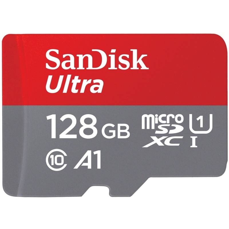 Buy SanDisk Ultra microSDXC 128GB - 140MB/s Read, UHS-I U1 (Class 10), A1, Grey/... in Cyprus, Nicosia, Limassol, Larnaka, Pafos