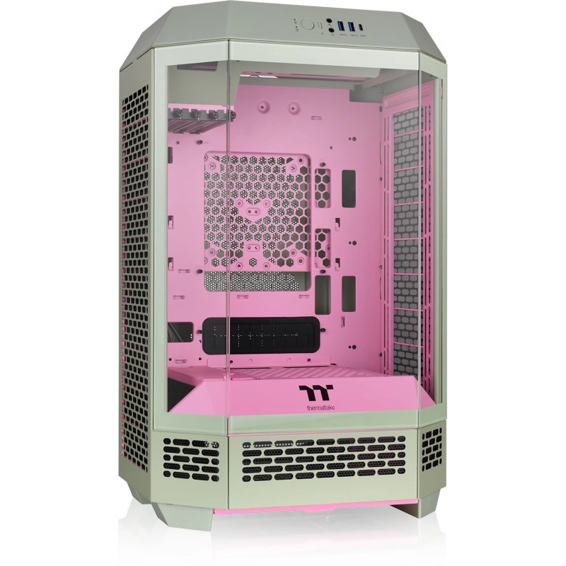 Buy Thermaltake The Tower 300 TG - Micro-ATX/Mini-ITX Micro Tower PC Case - Plum... in Cyprus, Nicosia, Limassol, Larnaka, Pafos