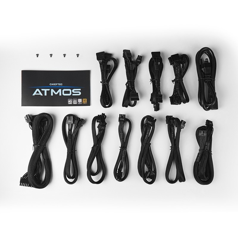 Buy Chieftec ATMOS Series - 850W - Fully-Modular ATX 3.0 PSU, 80 PLUS Gold, Black in Cyprus, Nicosia, Limassol, Larnaka, Pafos