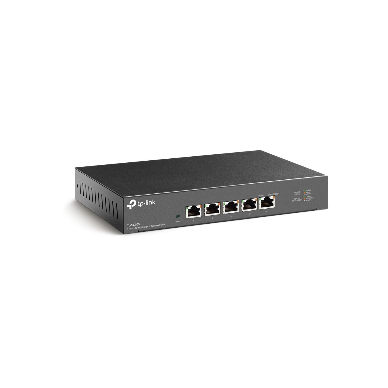 TP-Link TL-SX105 - 5-Port 10G Multi-Gigabit Unmanaged Desktop Switch (Black) — Buy in Cyprus with Fast Delivery