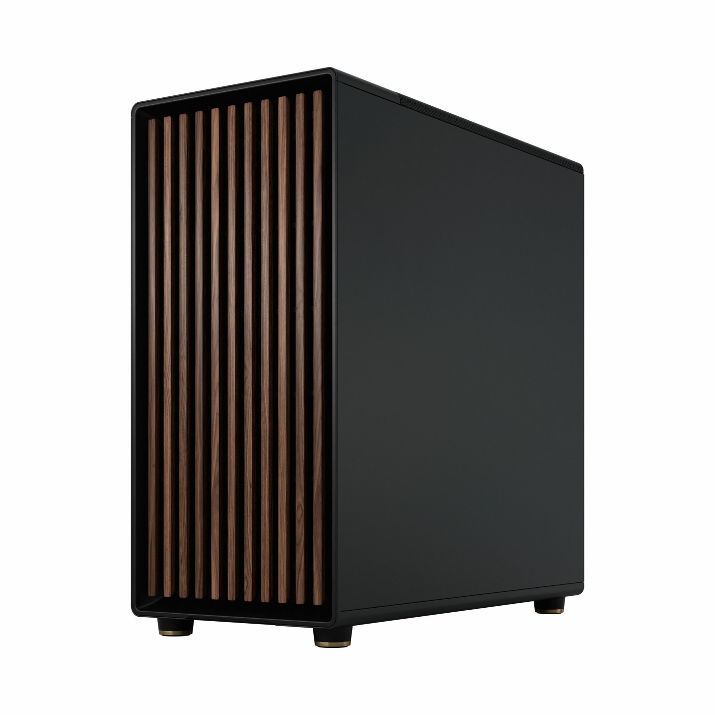 Fractal Design North XL Mid Tower PC Case - Charcoal Black, Tempered Glass & Wood, E-ATX/ATX Compatible