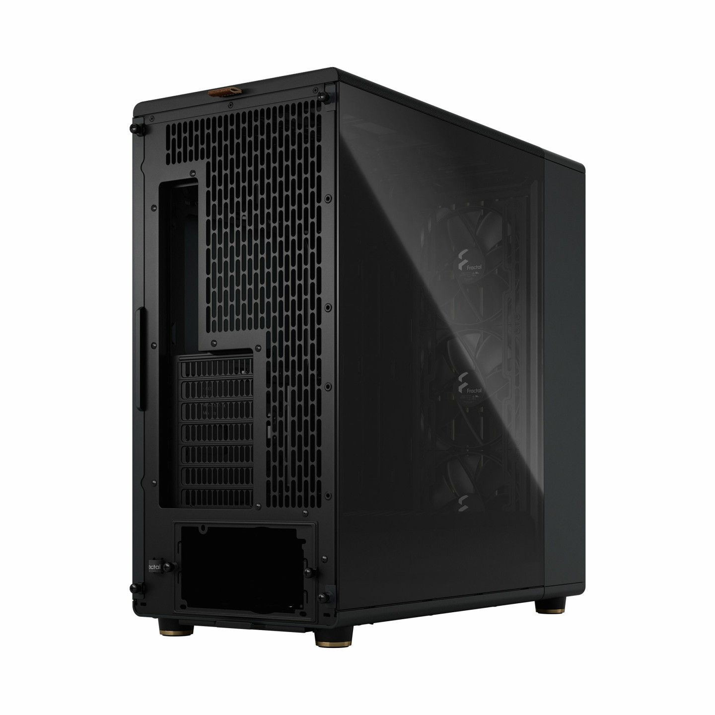 Fractal Design North XL Mid Tower PC Case - Charcoal Black, Tempered Glass & Wood, E-ATX/ATX Compatible