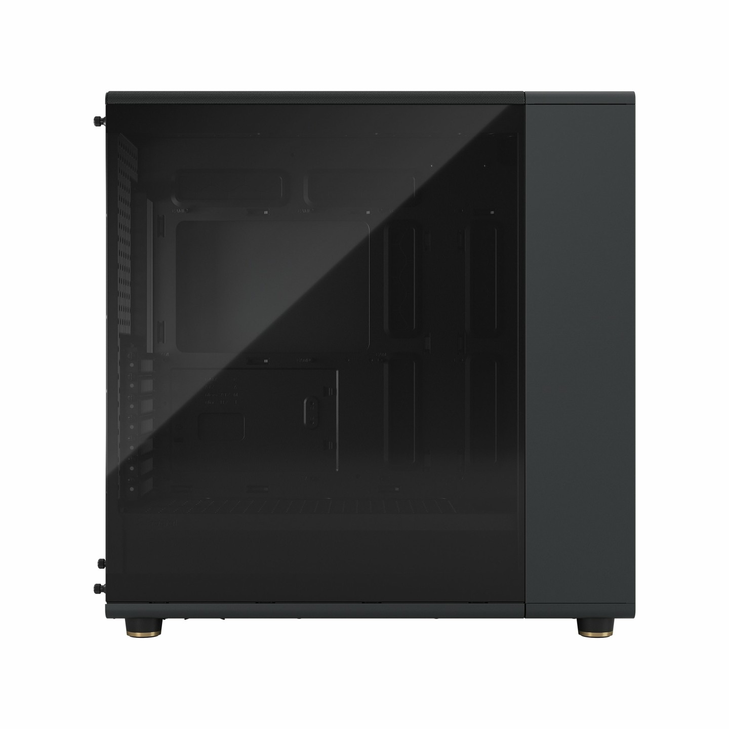 Fractal Design North XL Mid Tower PC Case - Charcoal Black, Tempered Glass & Wood, E-ATX/ATX Compatible