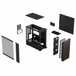 Buy Fractal Design North XL - Mid Tower PC Case - Charcoal Black, Tempered Glass... in Cyprus, Nicosia, Limassol, Larnaka, Pafos