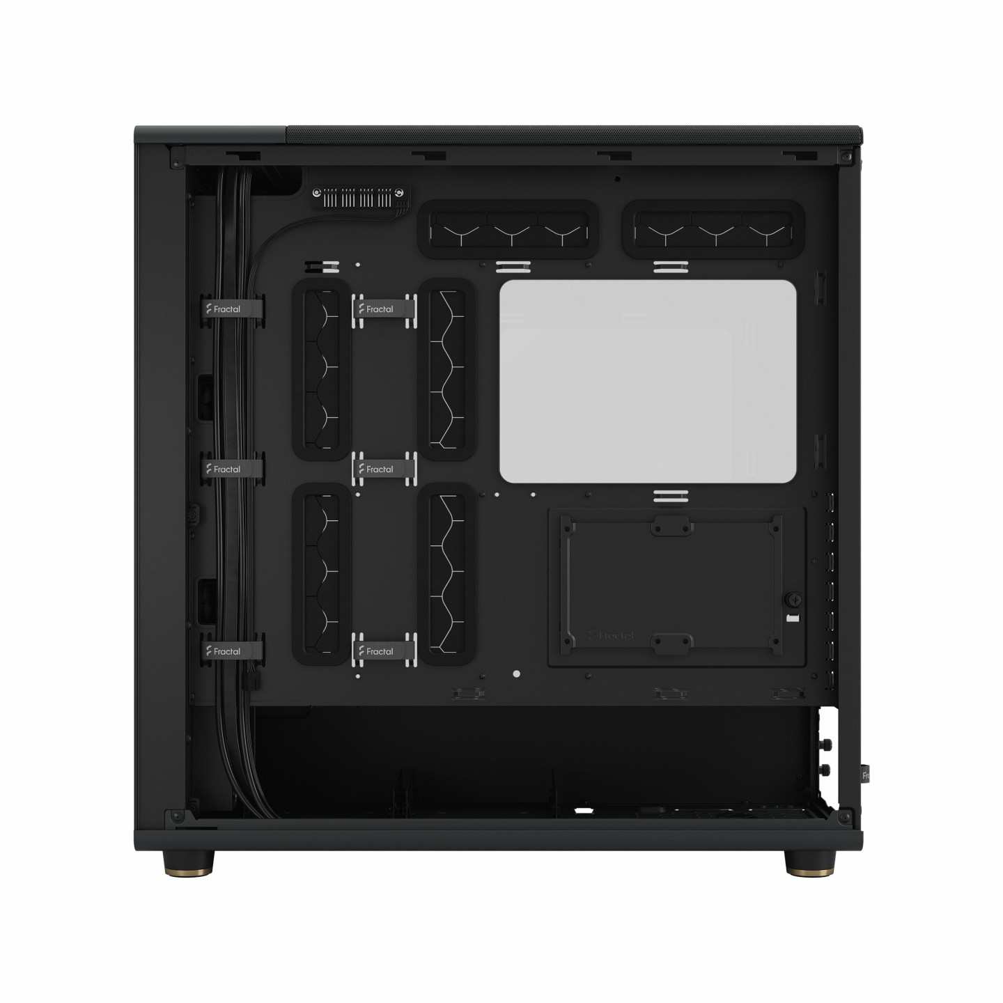Fractal Design North XL Mid Tower PC Case - Charcoal Black, Tempered Glass & Wood, E-ATX/ATX Compatible