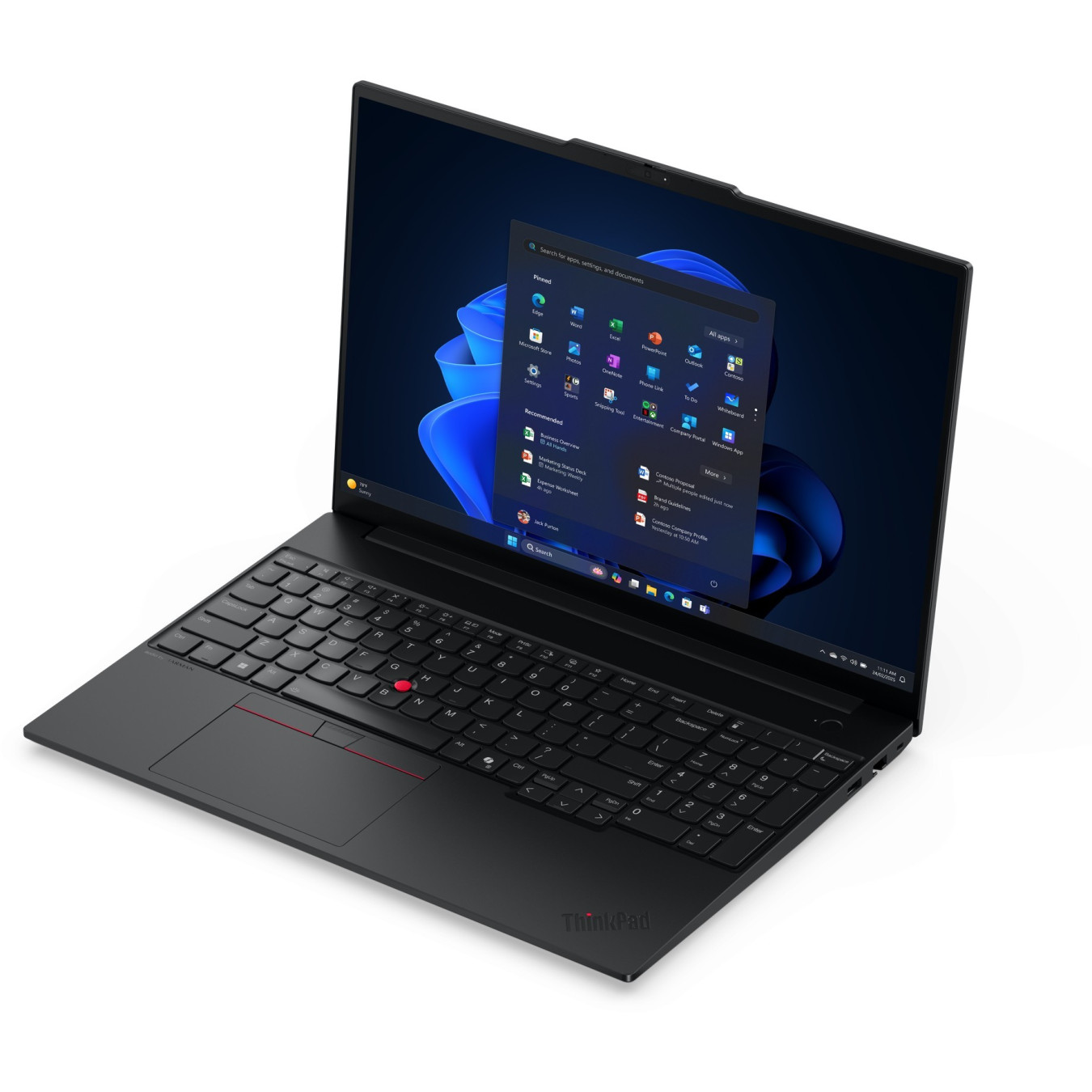 Lenovo ThinkPad E16 Gen 3 - 255H - Black, 16" WQXGA, Intel Core Ultra 7, 32GB RAM, 1TB SSD, Windows 11 Pro
