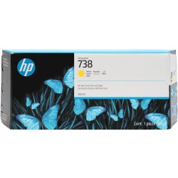 Buy HP 738 300-ml Yellow Ink Cartridge - Original - For DesignJet T850/T950 in Cyprus, Nicosia, Limassol, Larnaka, Pafos