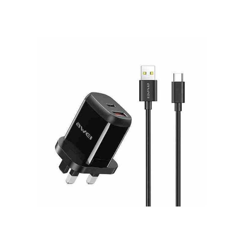 Smartphone Charger Adapter Awei PD1 20W -  Official distributor b2b Armenius