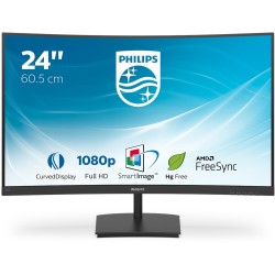 Buy Philips 241E1SC - 23.6 inches (59.9 cm) Curved VA Monitor, Full HD 1920x1080... in Cyprus, Nicosia, Limassol, Larnaka, Pafos