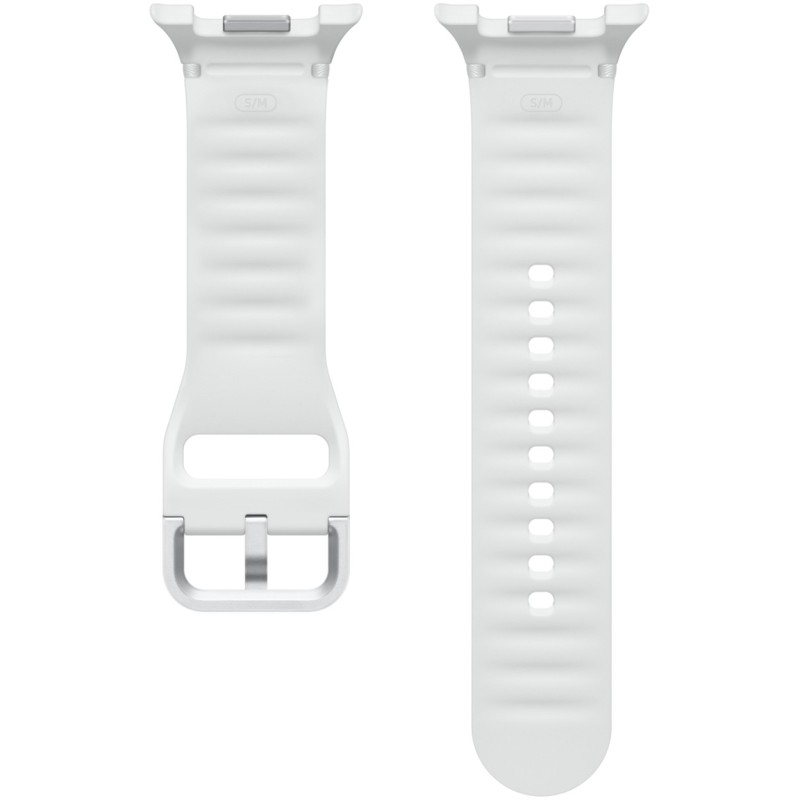 Buy Samsung Sport Band - White S/M Rubber Strap for Galaxy Watch8 & Watch8 Classic in Cyprus, Nicosia, Limassol, Larnaka, Pafos