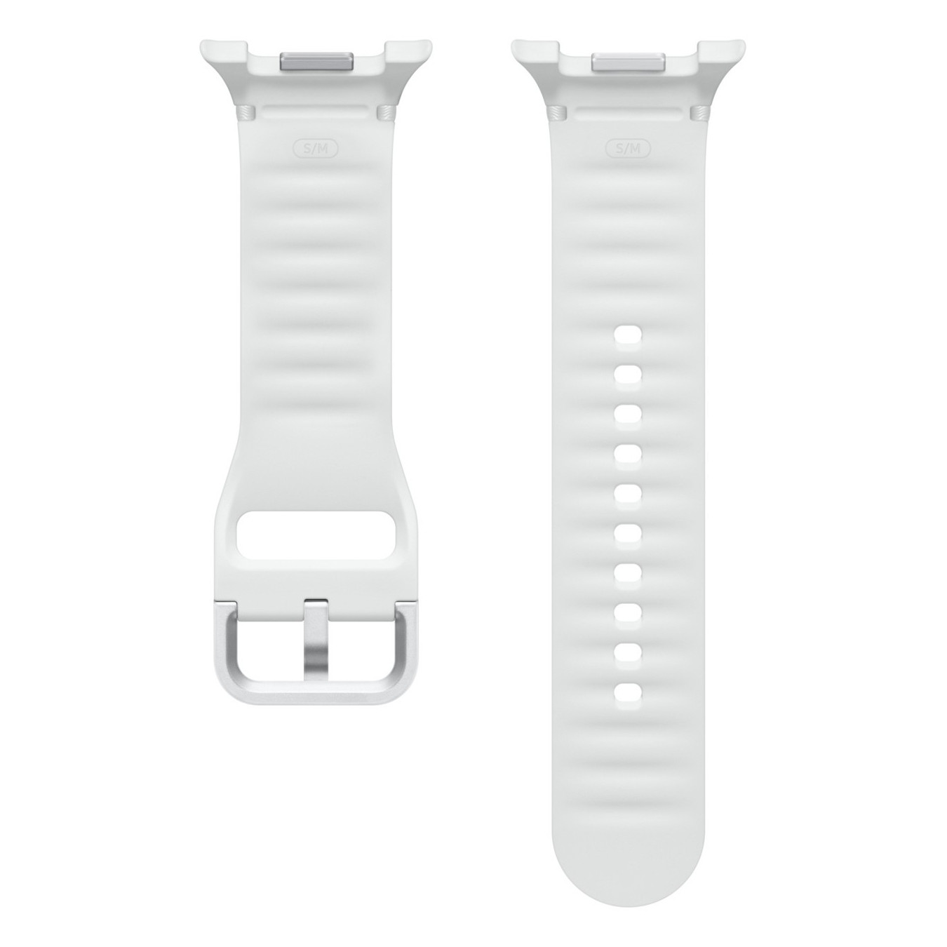 Samsung Sport Band - White S/M Rubber Strap for Galaxy Watch8 & Watch8 Classic — Buy in Cyprus with Fast Delivery
