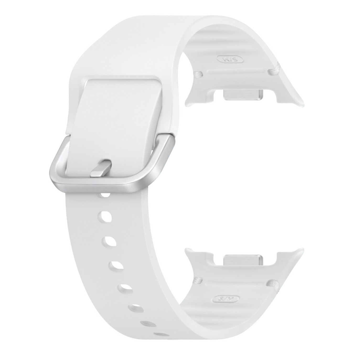 Samsung Sport Band - White S/M Rubber Strap for Galaxy Watch8 & Watch8 Classic — Buy in Cyprus with Fast Delivery