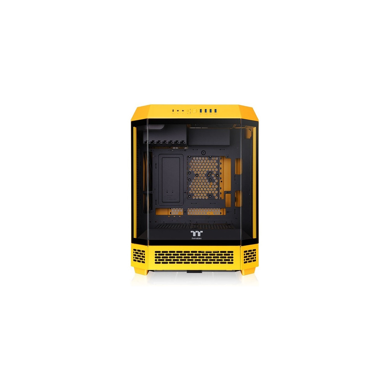 Thermaltake The Tower 600 Bumblebee - Yellow Mid-Tower ATX/mATX/Mini-ITX - Tempered Glass, USB-C Gen2