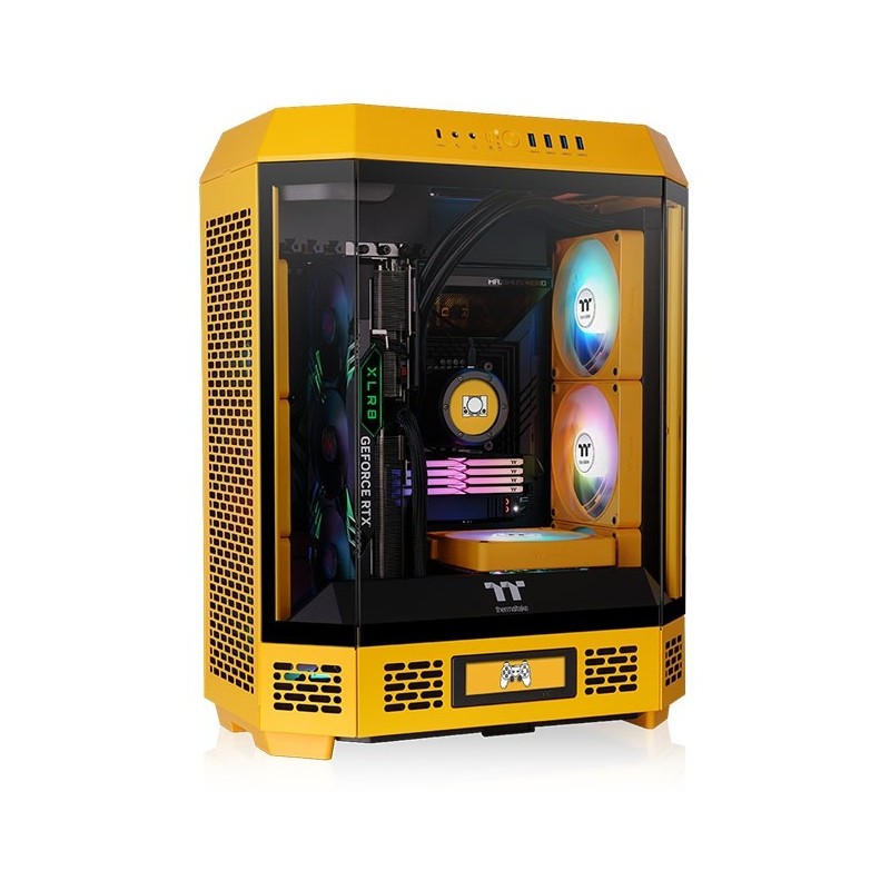 Buy Thermaltake The Tower 600 Bumblebee - Yellow Mid-Tower ATX/mATX/Mini-ITX - T... in Cyprus, Nicosia, Limassol, Larnaka, Pafos