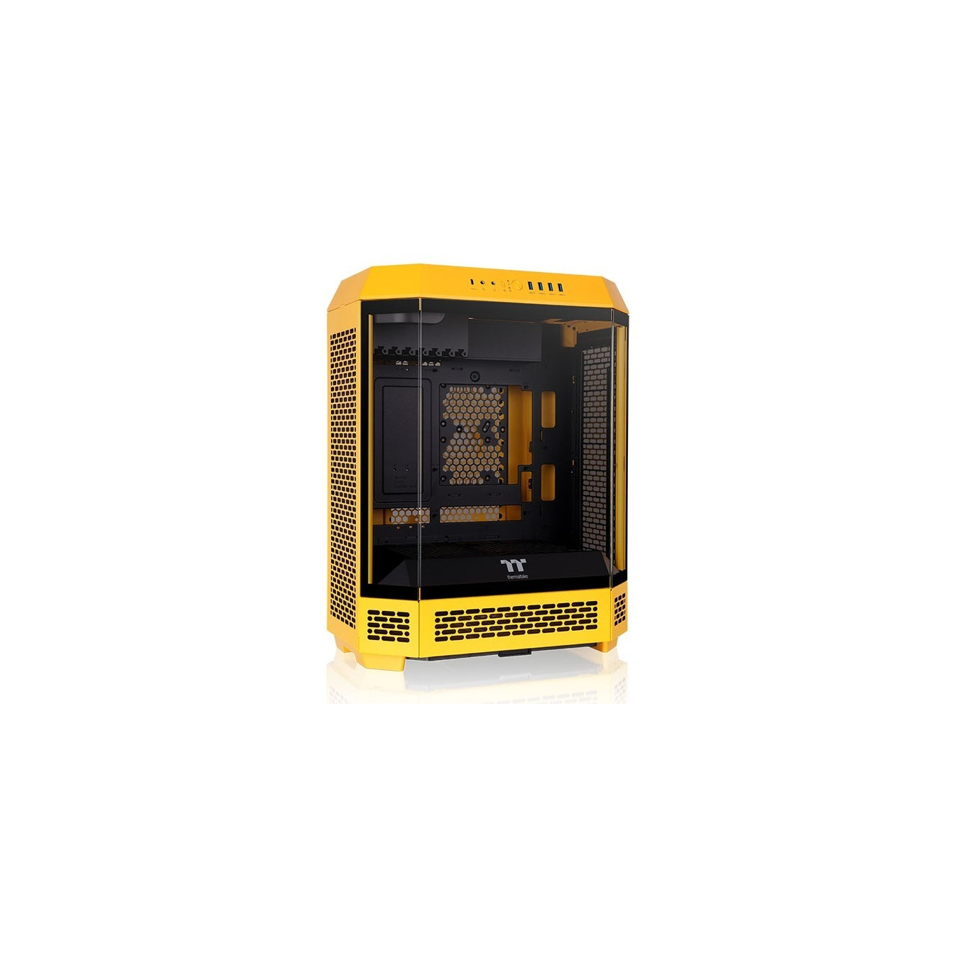 Thermaltake The Tower 600 Bumblebee - Yellow Mid-Tower ATX/mATX/Mini-ITX - Tempered Glass, USB-C Gen2