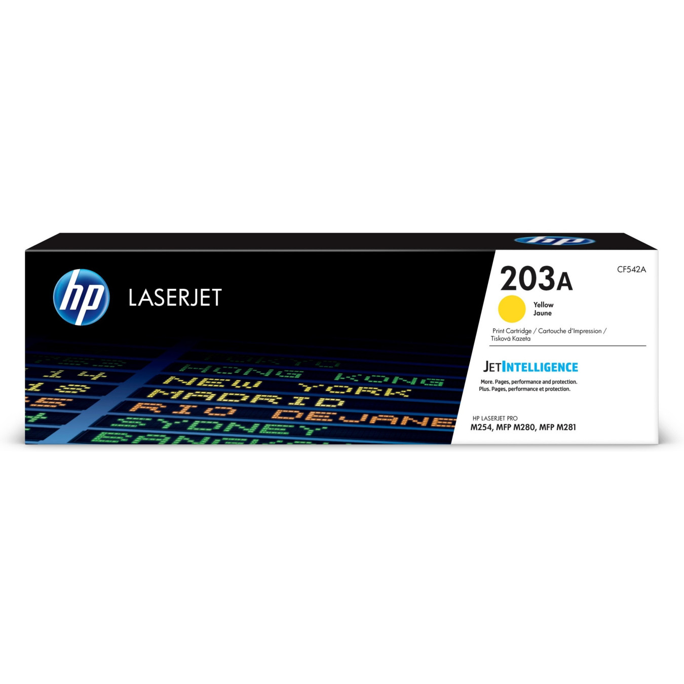 HP 203A (CF542A) Original Yellow LaserJet Toner Cartridge - 1 Pack, ~1300 pages — Buy in Cyprus with Fast Delivery