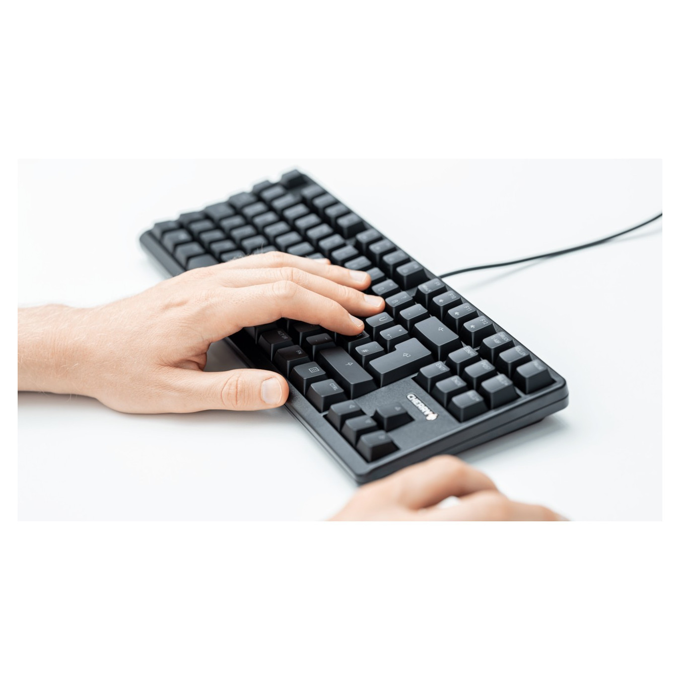 Cherry G80-3000N RGB TKL - Mechanical TKL Keyboard - Cherry MX Silent Red, German QWERTZ, Black, RGB Backlight
