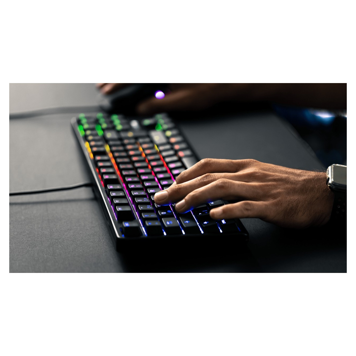 Cherry G80-3000N RGB TKL - Mechanical TKL Keyboard - Cherry MX Silent Red, German QWERTZ, Black, RGB Backlight