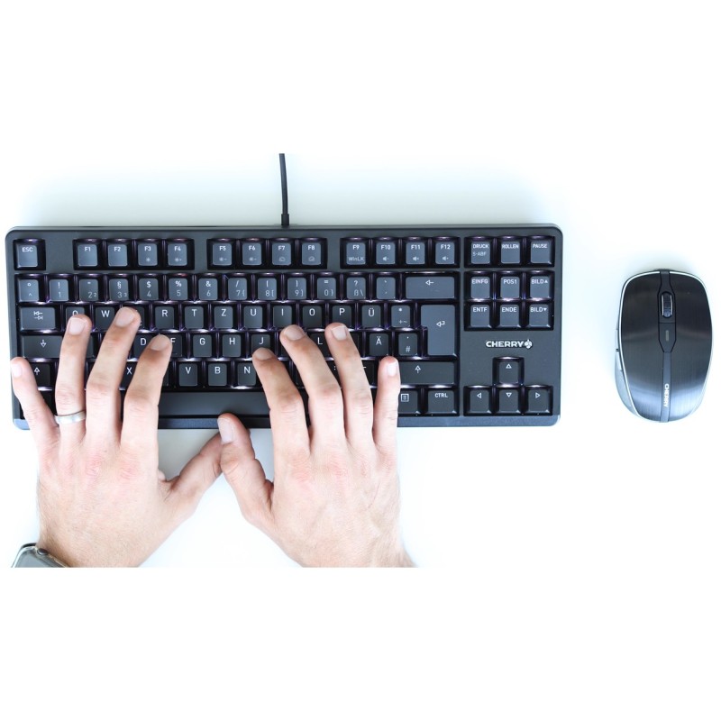 Buy Cherry G80-3000N RGB TKL - Mechanical TKL Keyboard - Cherry MX Silent Red, G... in Cyprus, Nicosia, Limassol, Larnaka, Pafos