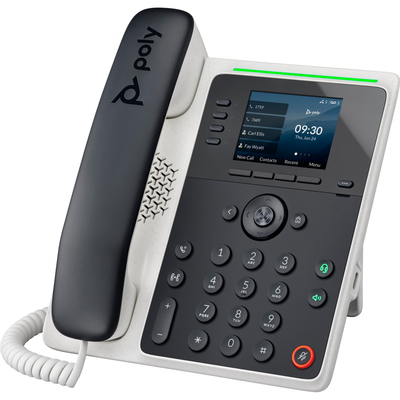 Poly Edge E220 IP Desk Phone - E220 - Black, 4-Line, Gigabit Ethernet, PoE, Bluetooth 5.0 — Buy in Cyprus with Fast Delivery