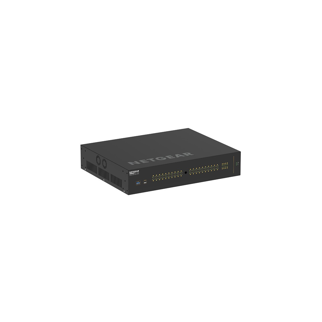 NETGEAR AV LINE - M4250-40G8XF-POE++ - 40x Gigabit PoE++ Ports, 8x SFP+, L2/L3 Managed, 2U Rackmount, Black