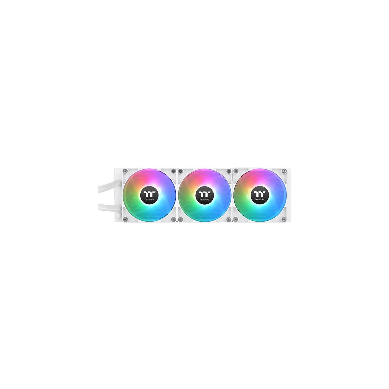 Thermaltake TH360 V2 Ultra ARGB - AIO Liquid Cooler 360mm - Snow (White), TFT-LCD Pump, ARGB Sync