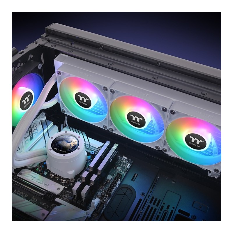 Buy Thermaltake TH360 V2 Ultra ARGB - AIO Liquid Cooler 360mm - Snow (White), TF... in Cyprus, Nicosia, Limassol, Larnaka, Pafos