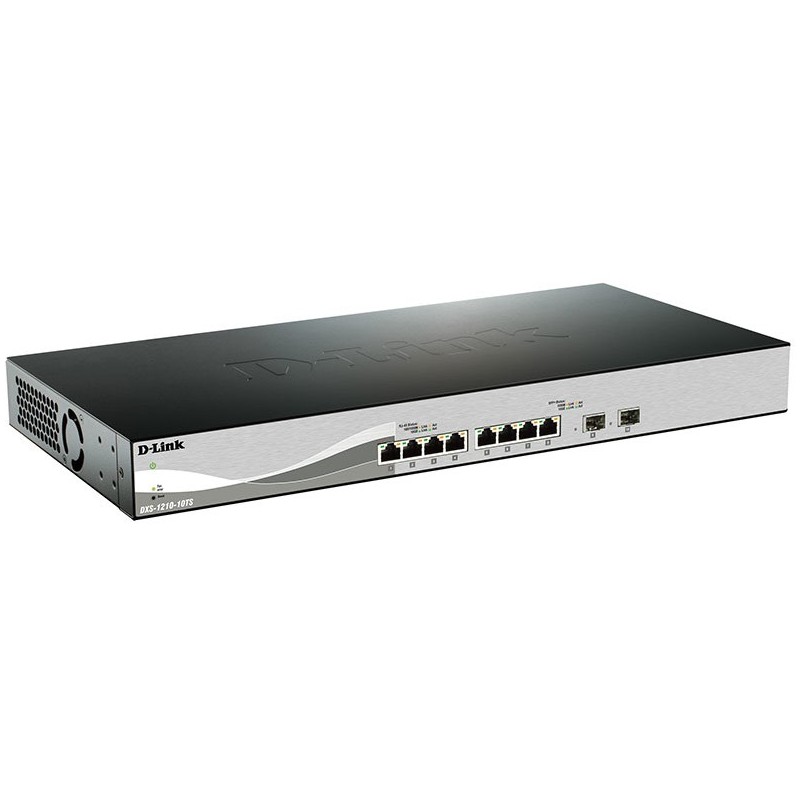 Buy D-Link DXS-1210-10TS - 10-Port Smart Managed 10GbE Switch - 8x10G RJ45 + 2xS... in Cyprus, Nicosia, Limassol, Larnaka, Pafos