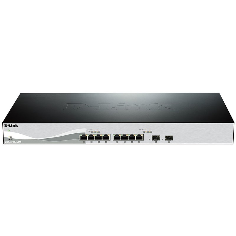 Buy D-Link DXS-1210-10TS - 10-Port Smart Managed 10GbE Switch - 8x10G RJ45 + 2xS... in Cyprus, Nicosia, Limassol, Larnaka, Pafos