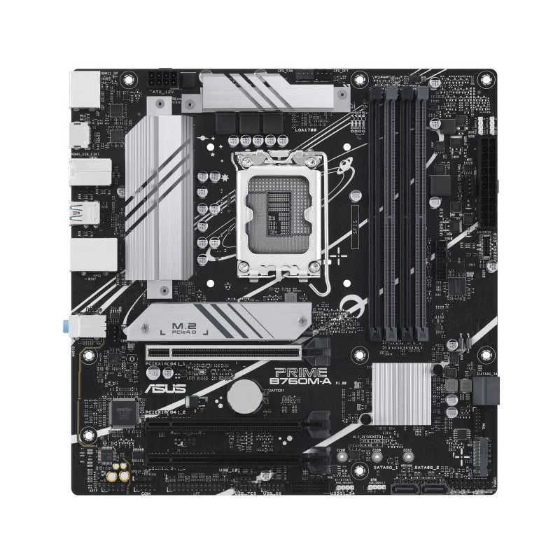 ASUS PRIME B760M-A-CSM LGA1700 mATX DDR5 128GB 2xM.2 PCIe4.0 2.5Gb (Boxed) — Buy in Cyprus with Fast Delivery