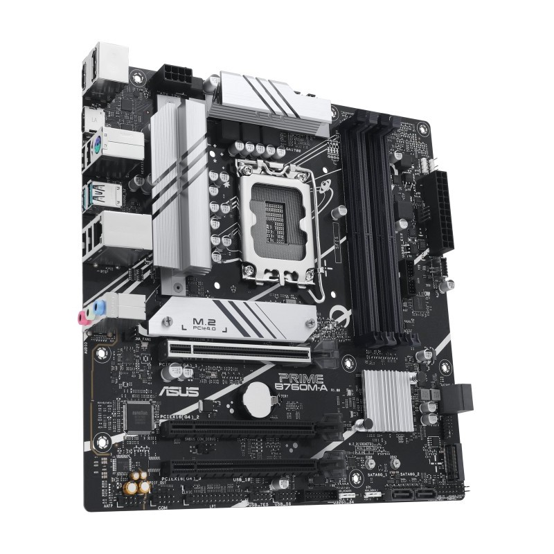 Buy ASUS PRIME B760M-A-CSM - Micro-ATX LGA1700 - DDR5 4x DIMM, 128GB Max, 2x M.2... in Cyprus, Nicosia, Limassol, Larnaka, Pafos