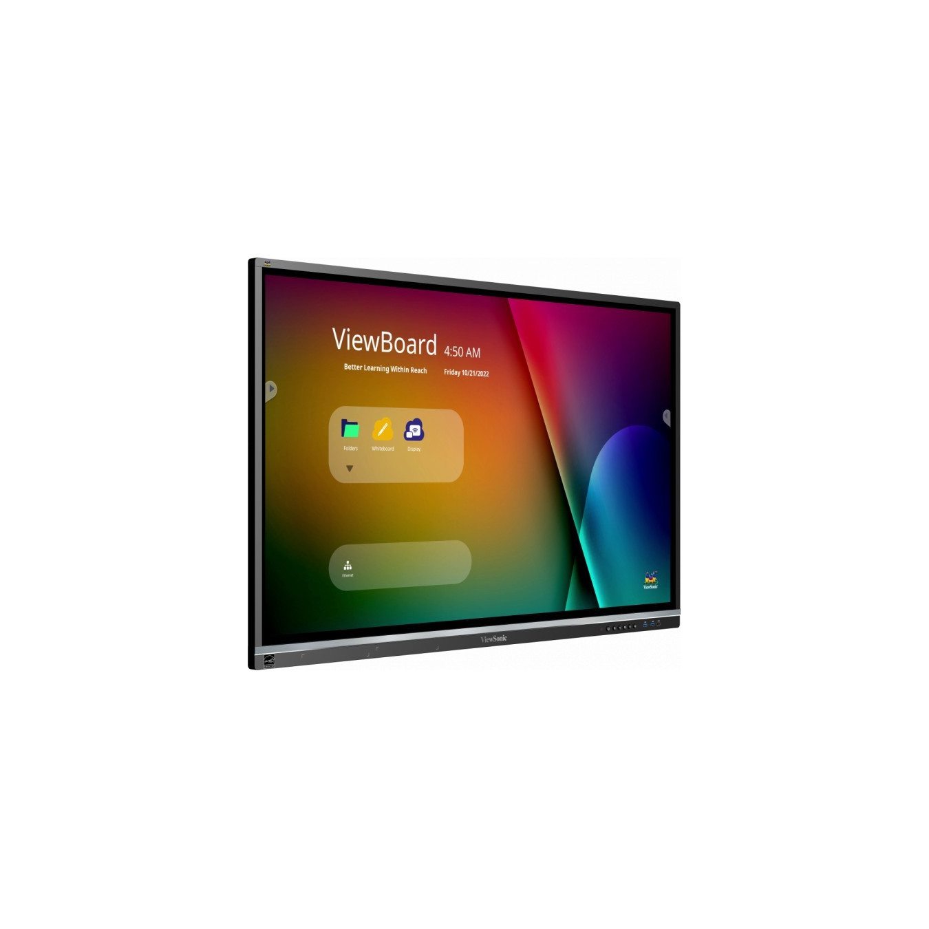 ViewSonic IFP5550-5 - 55-inch 4K Interactive LCD, Android 11, 3GB RAM/32GB, USB-C PD65W, Stylus, Black