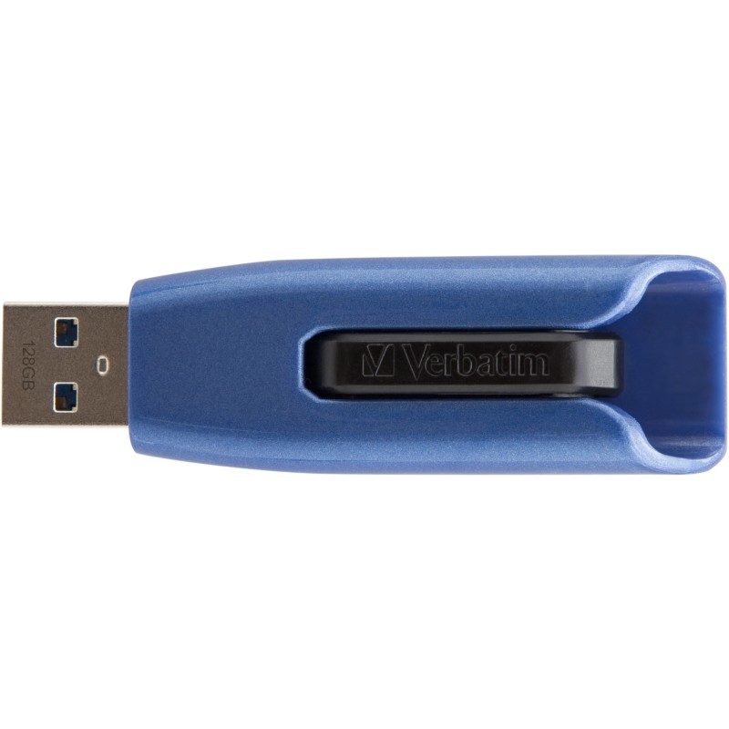 Buy Verbatim V3 MAX USB 3.2 Gen1 Flash Drive - 128GB - Black/Blue, 175 MB/s Read... in Cyprus, Nicosia, Limassol, Larnaka, Pafos